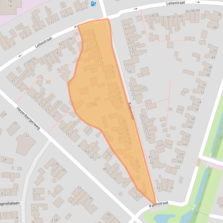 Kaart van postcodegebied 8051CW.