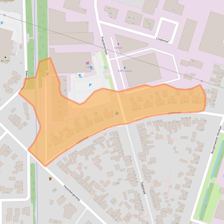 Kaart van postcodegebied 8051CX.