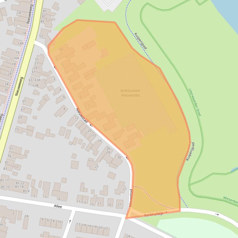 Kaart van postcodegebied 8051DK.