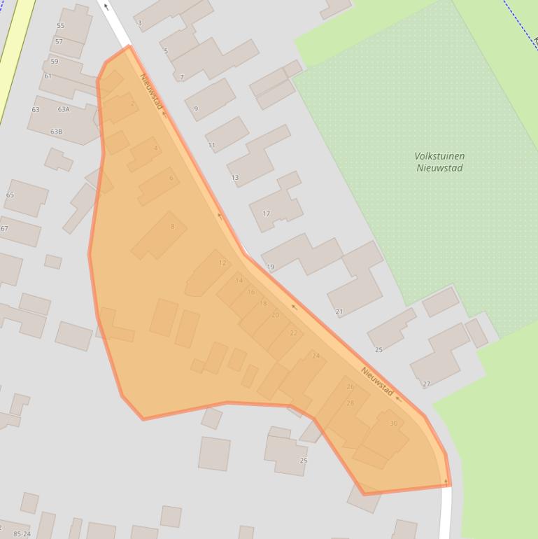 Kaart van postcodegebied 8051DL.