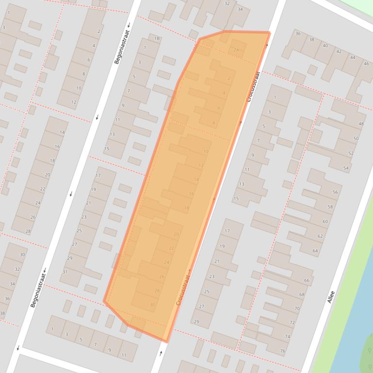 Kaart van postcodegebied 8051DP.