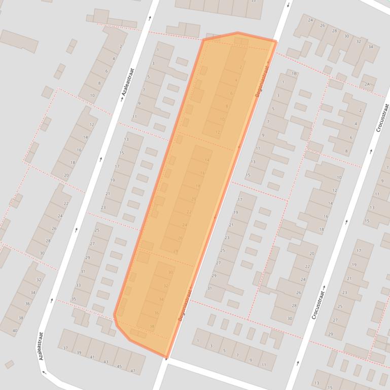 Kaart van postcodegebied 8051DS.