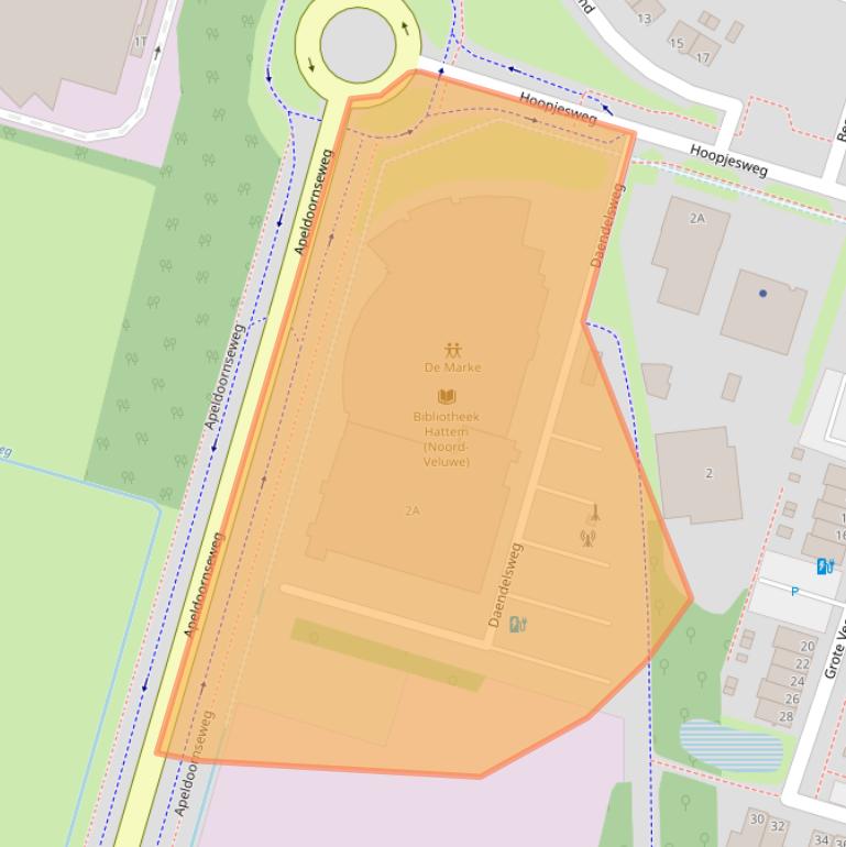 Kaart van postcodegebied 8051DX.