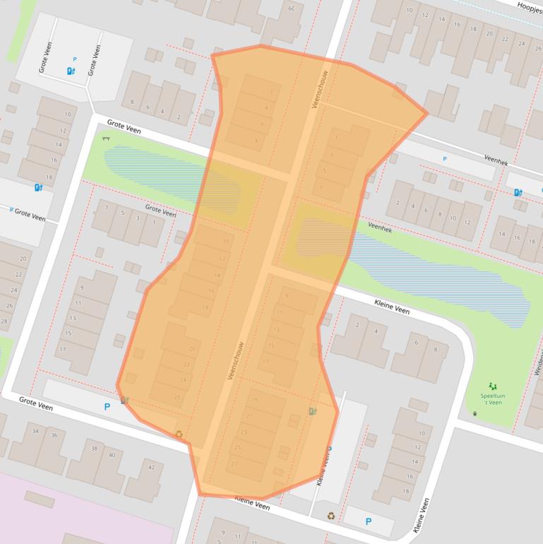 Kaart van postcodegebied 8051DZ.