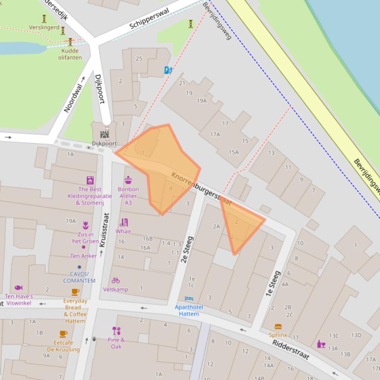 Kaart van postcodegebied 8051EL.