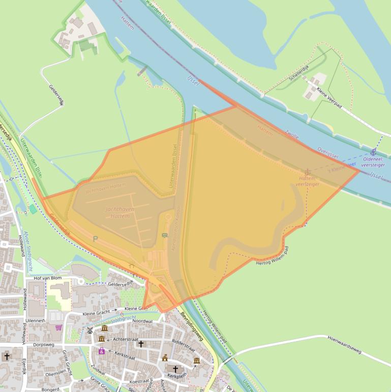 Kaart van postcodegebied 8051ER.