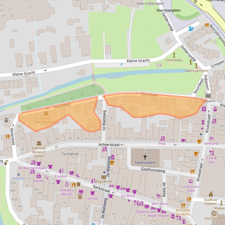 Kaart van postcodegebied 8051ES.