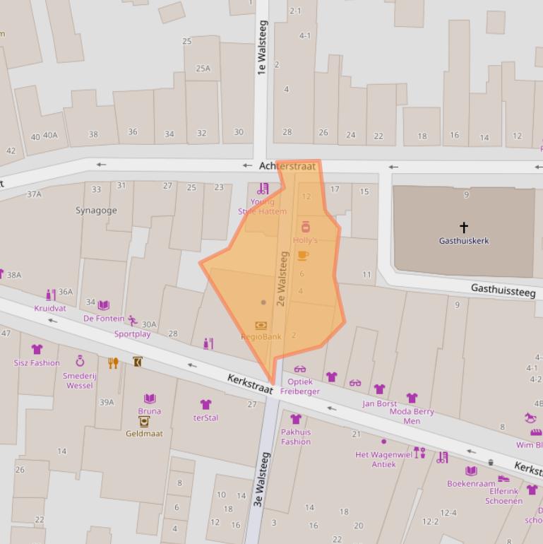 Kaart van postcodegebied 8051EW.
