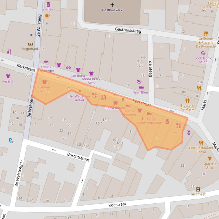 Kaart van postcodegebied 8051GJ.