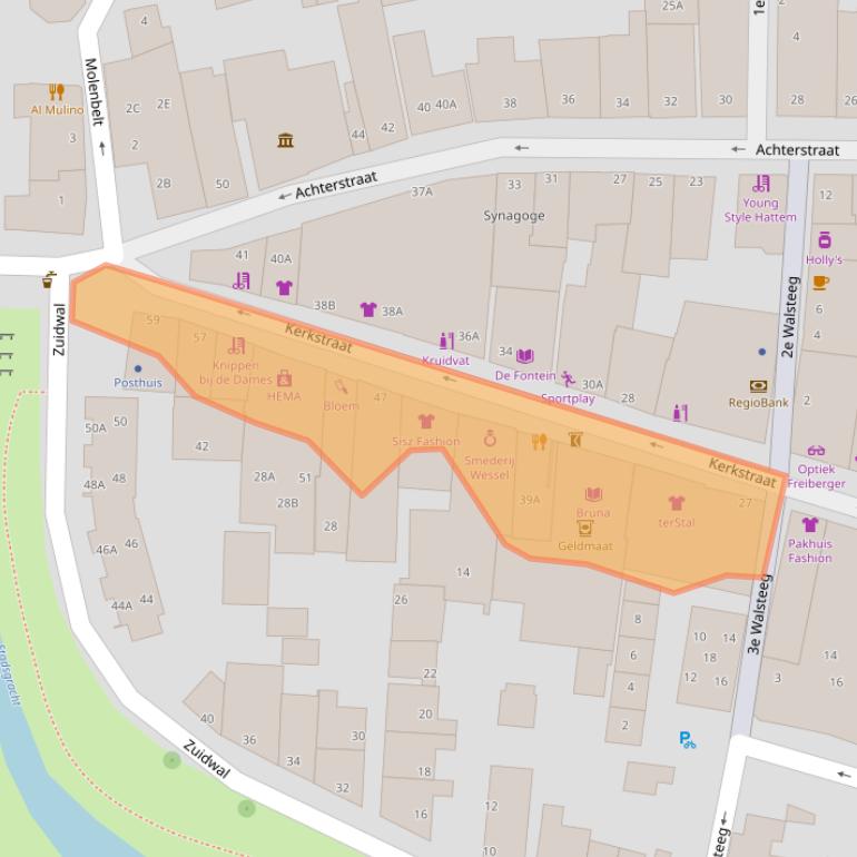 Kaart van postcodegebied 8051GK.