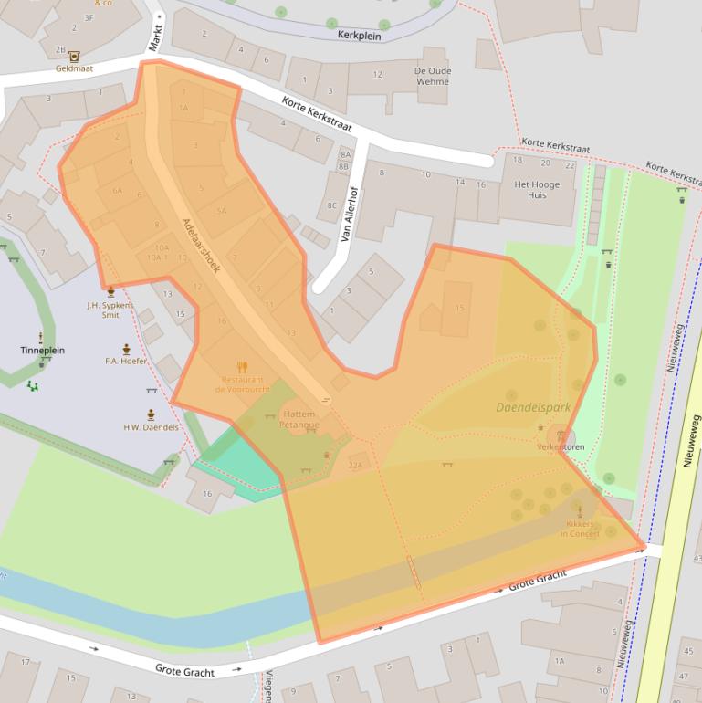 Kaart van postcodegebied 8051GR.