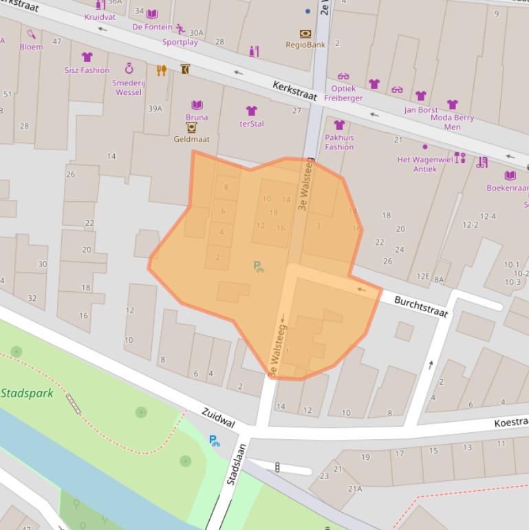 Kaart van postcodegebied 8051GV.