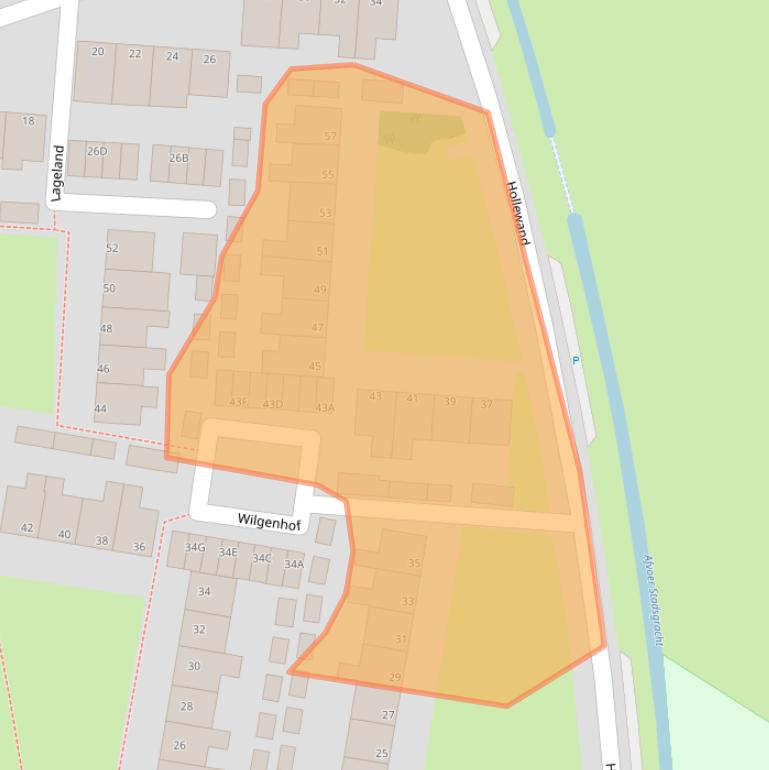 Kaart van postcodegebied 8051HD.