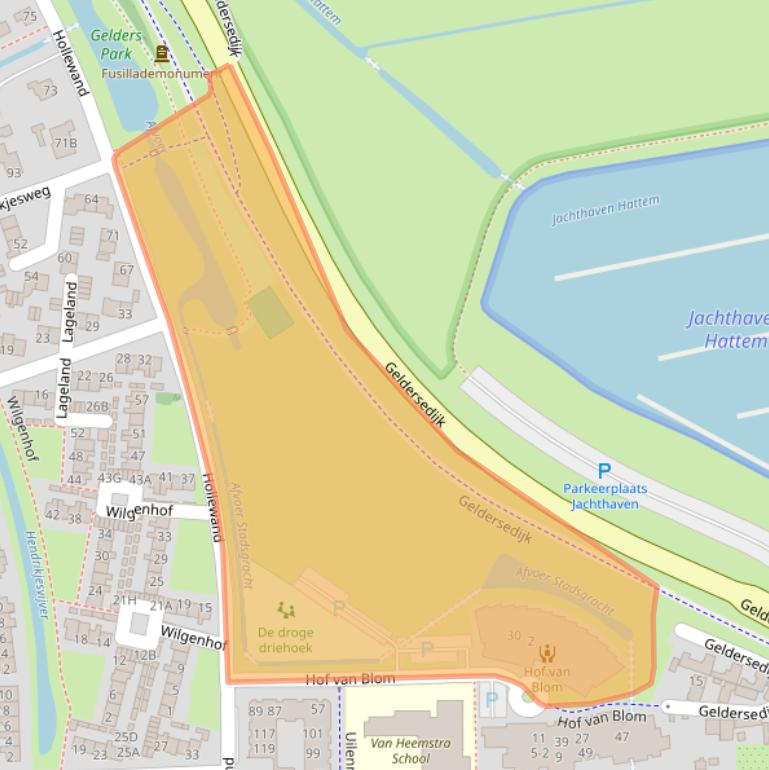 Kaart van postcodegebied 8051JS.