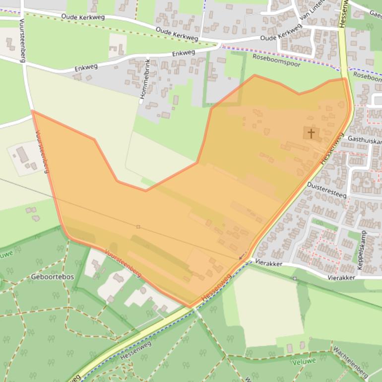 Kaart van postcodegebied 8051LE.
