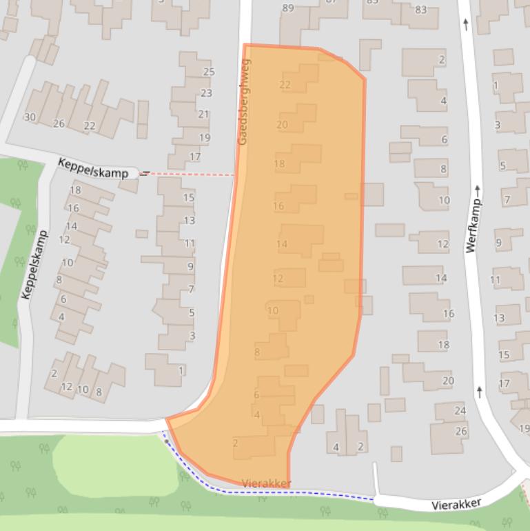 Kaart van postcodegebied 8051LJ.