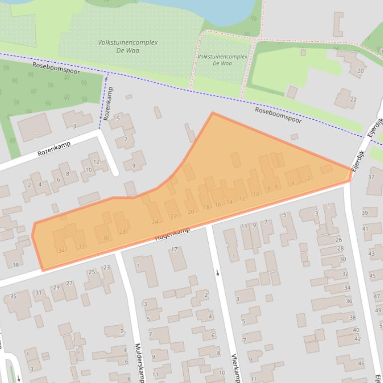 Kaart van postcodegebied 8051MC.