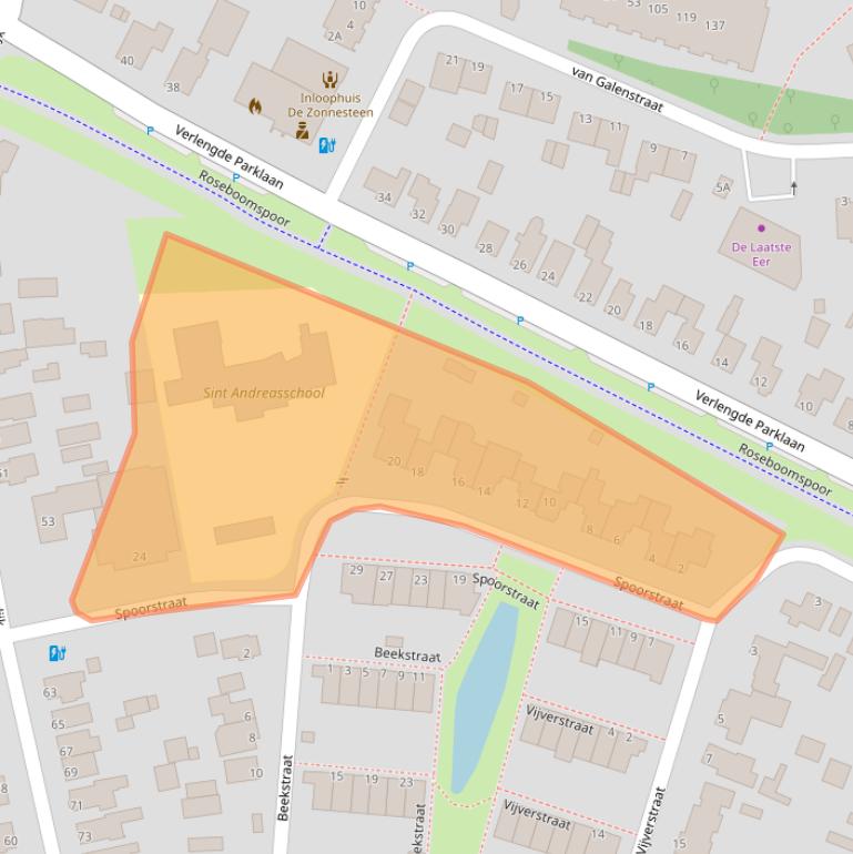 Kaart van postcodegebied 8051MZ.