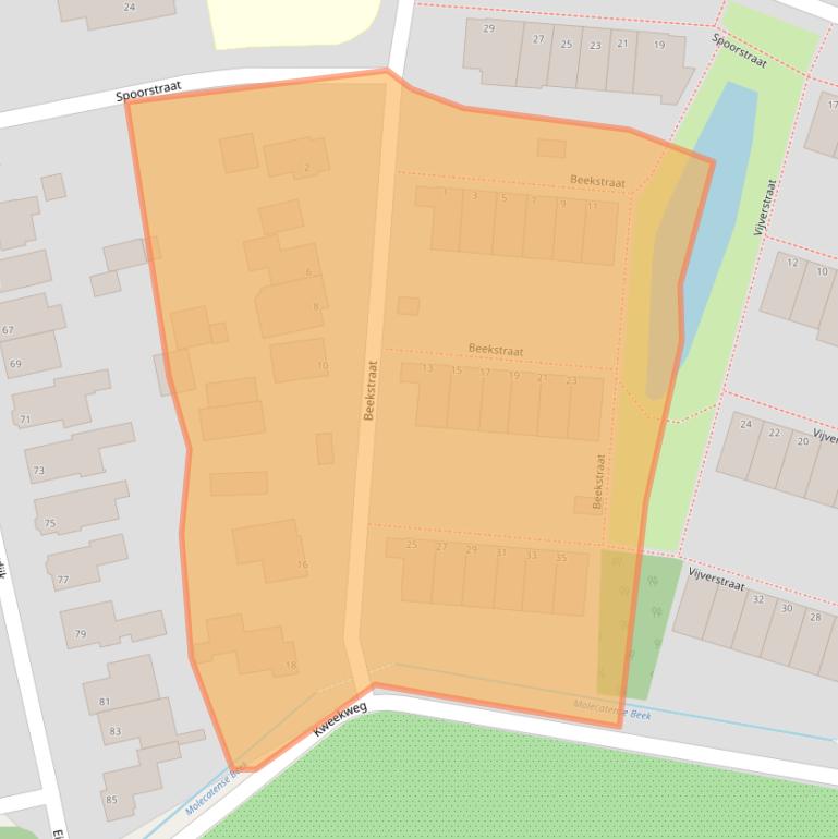 Kaart van postcodegebied 8051NA.