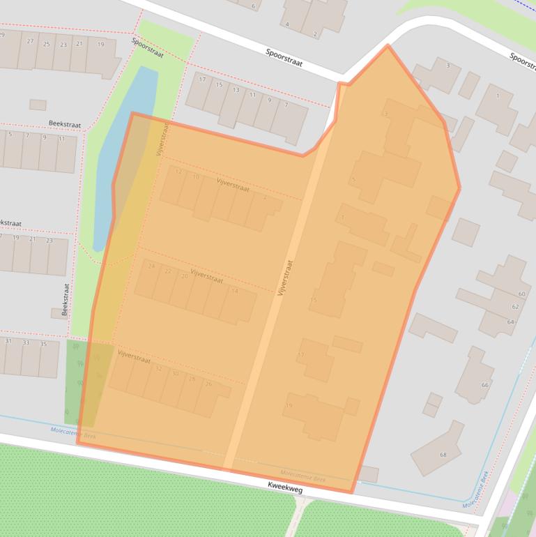 Kaart van postcodegebied 8051NB.