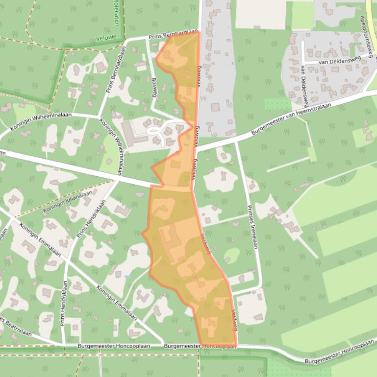 Kaart van postcodegebied 8051NS.