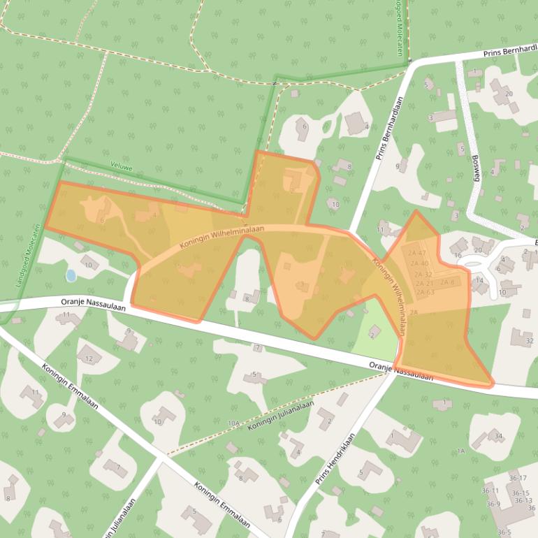 Kaart van postcodegebied 8051PA.