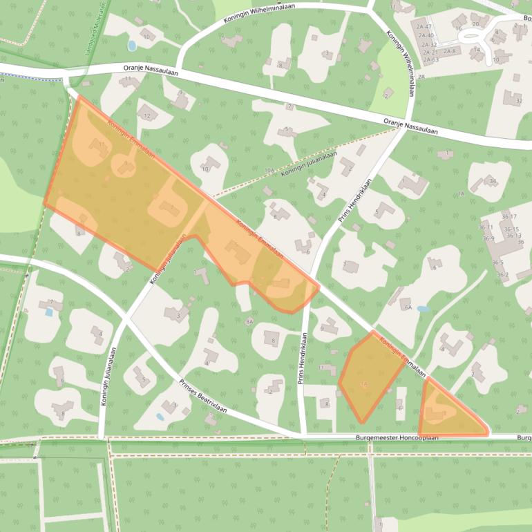 Kaart van postcodegebied 8051PC.