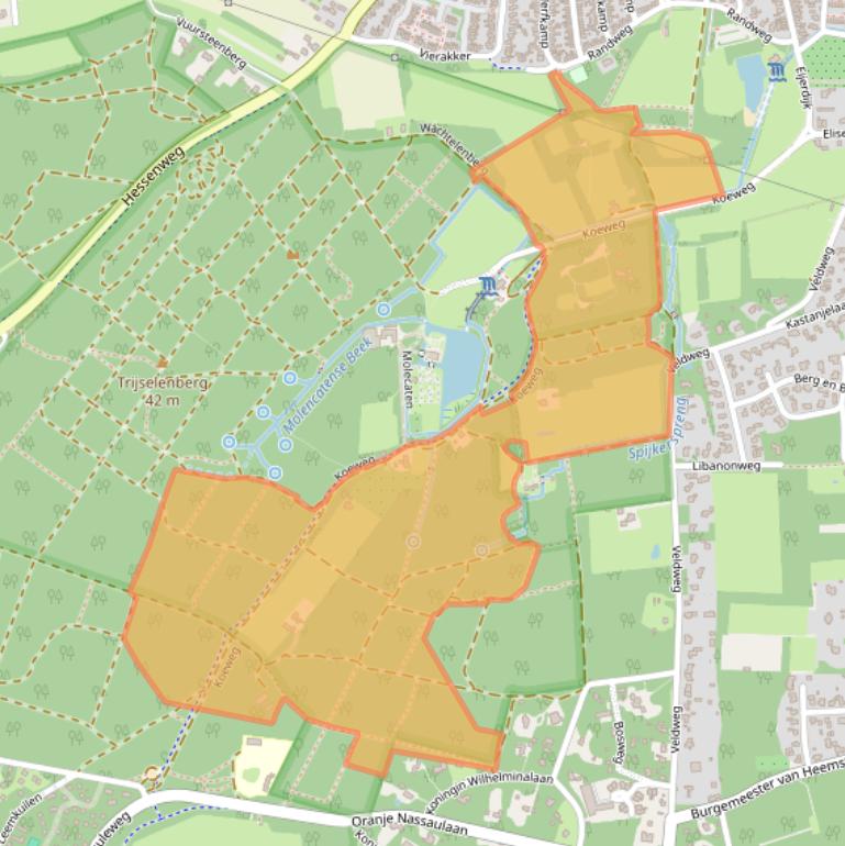 Kaart van postcodegebied 8051PM.