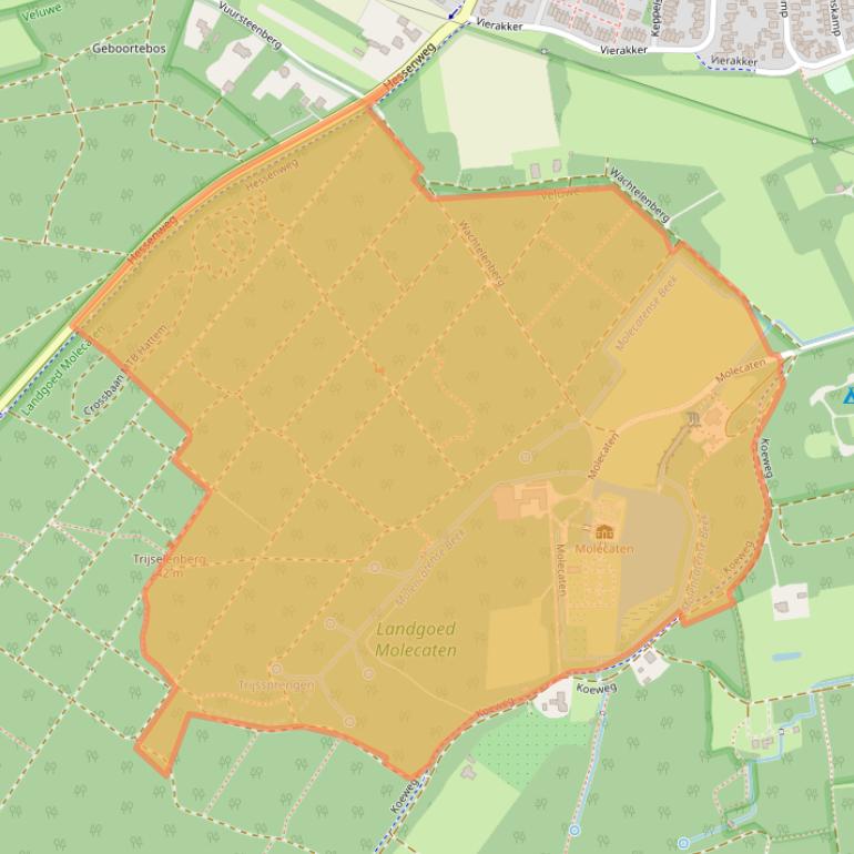 Kaart van postcodegebied 8051PN.