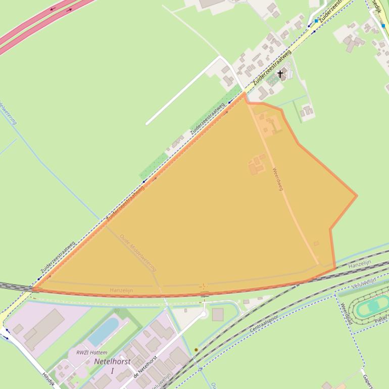 Kaart van postcodegebied 8051SV.