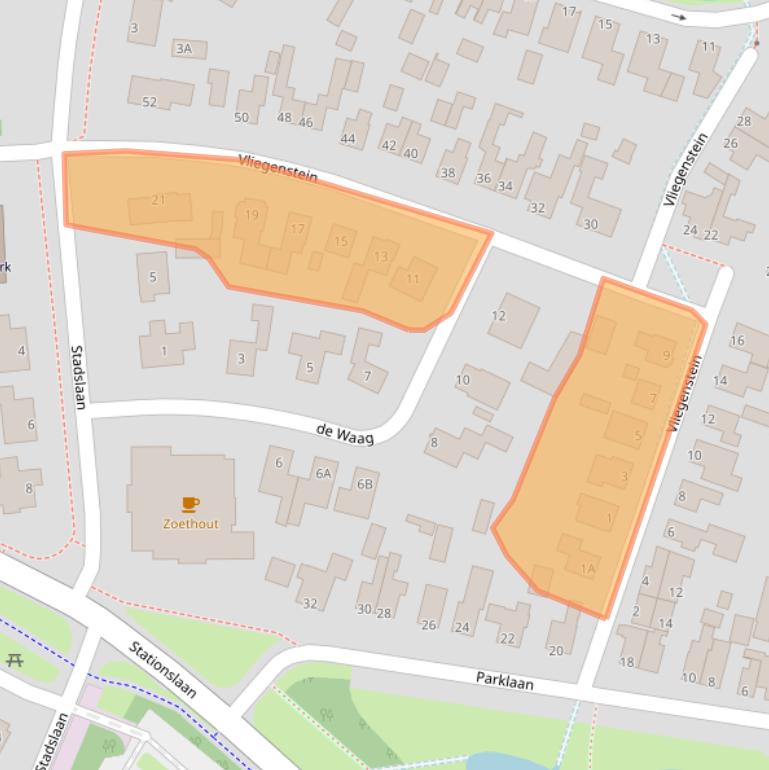 Kaart van postcodegebied 8051VD.