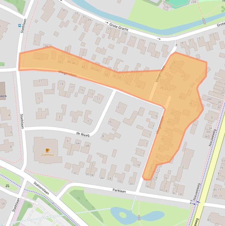 Kaart van postcodegebied 8051VE.