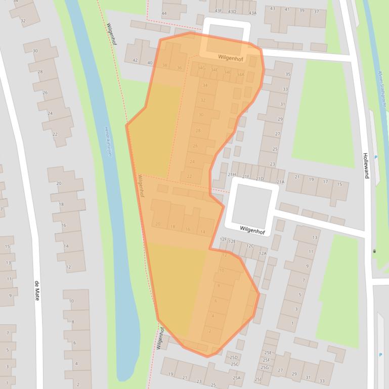 Kaart van postcodegebied 8051VR.