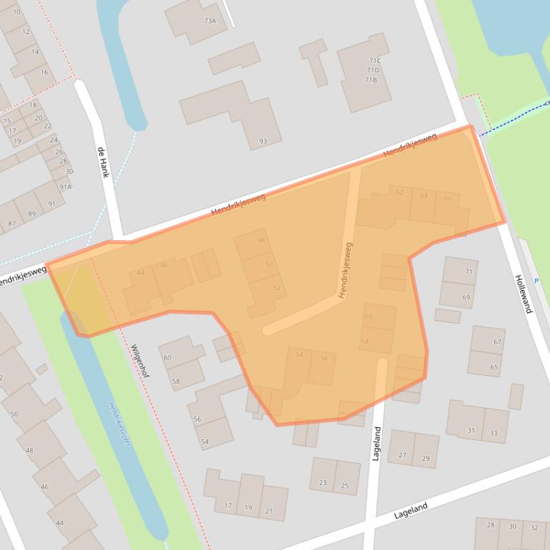 Kaart van postcodegebied 8051ZG.