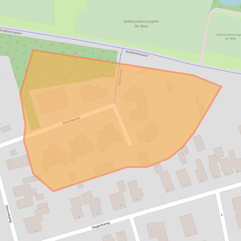 Kaart van postcodegebied 8051ZZ.