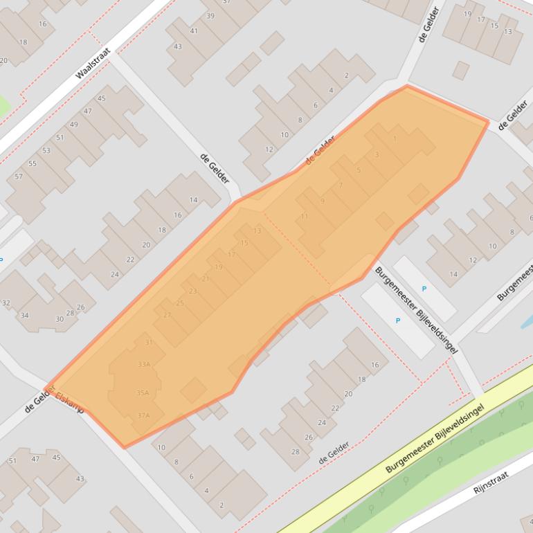Kaart van postcodegebied 8052AL.