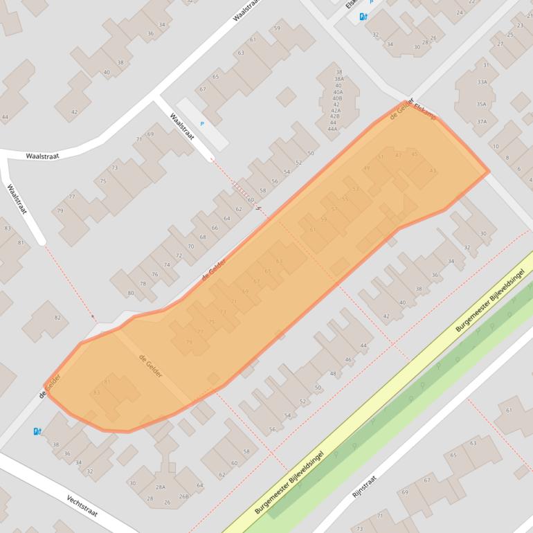 Kaart van postcodegebied 8052AM.