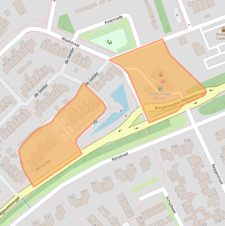 Kaart van postcodegebied 8052AN.