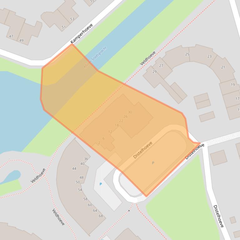 Kaart van postcodegebied 8052AS.
