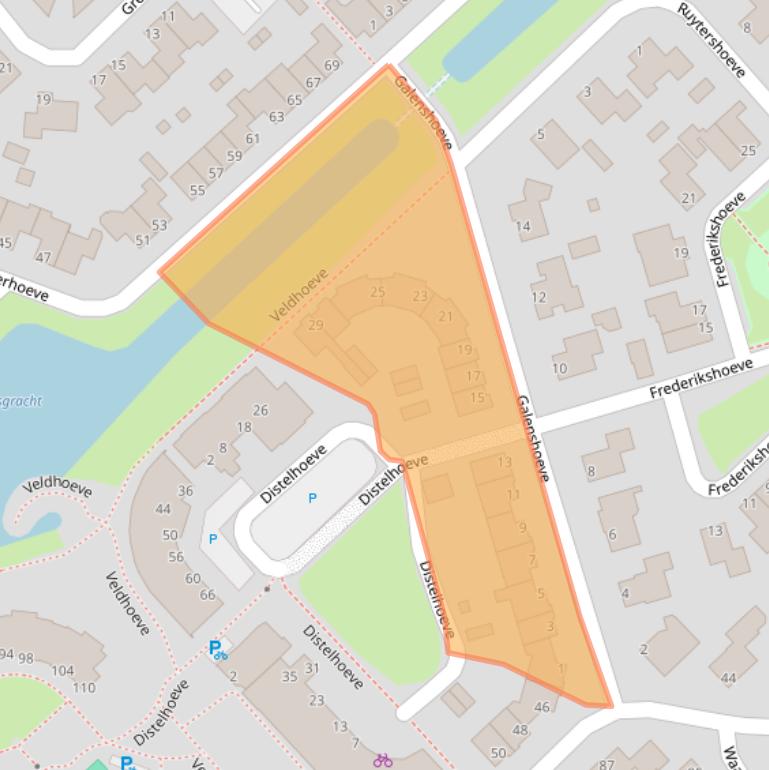 Kaart van postcodegebied 8052AV.