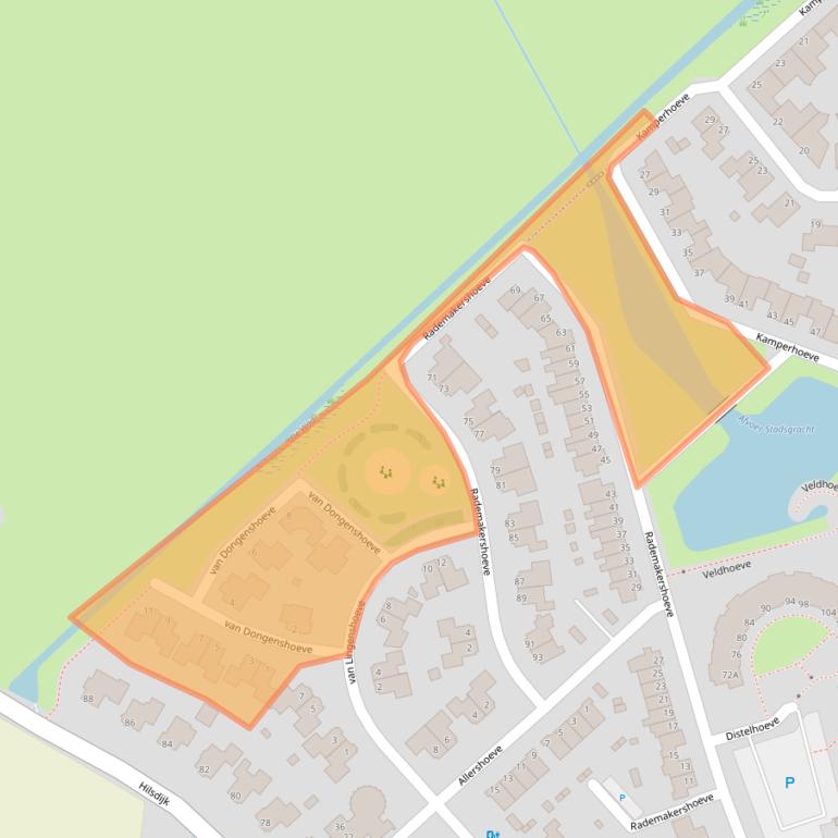 Kaart van postcodegebied 8052BJ.