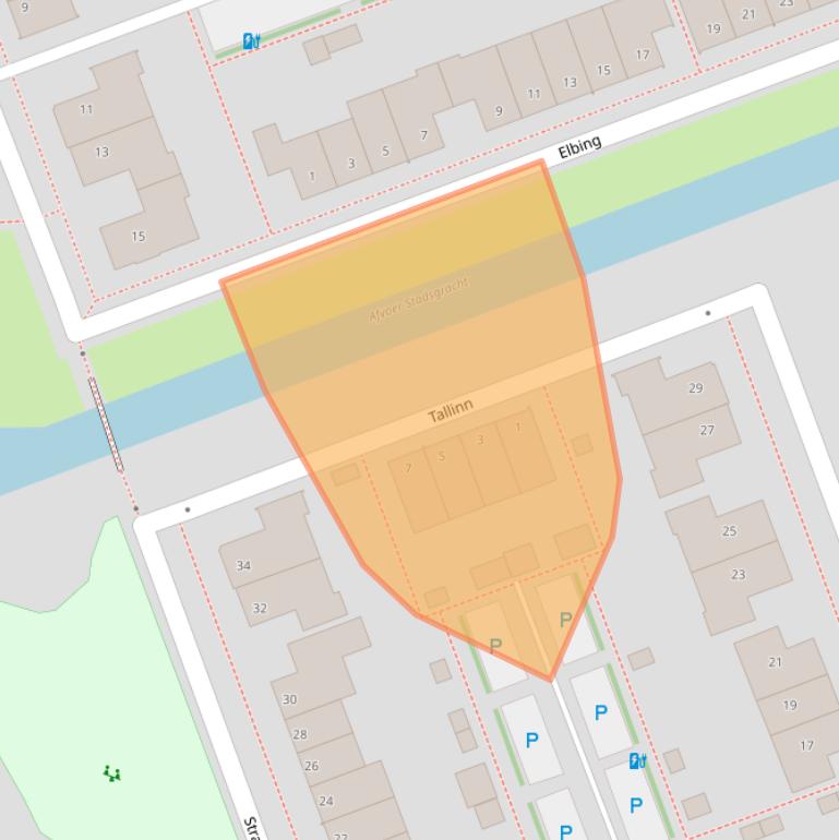 Kaart van postcodegebied 8052CC.