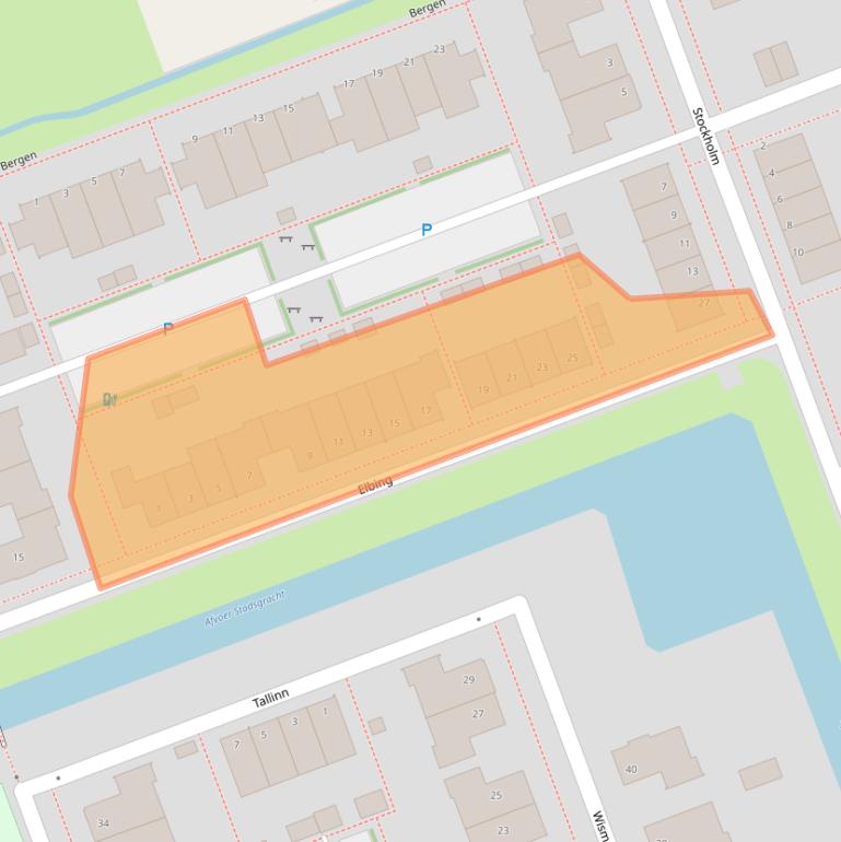 Kaart van postcodegebied 8052CE.