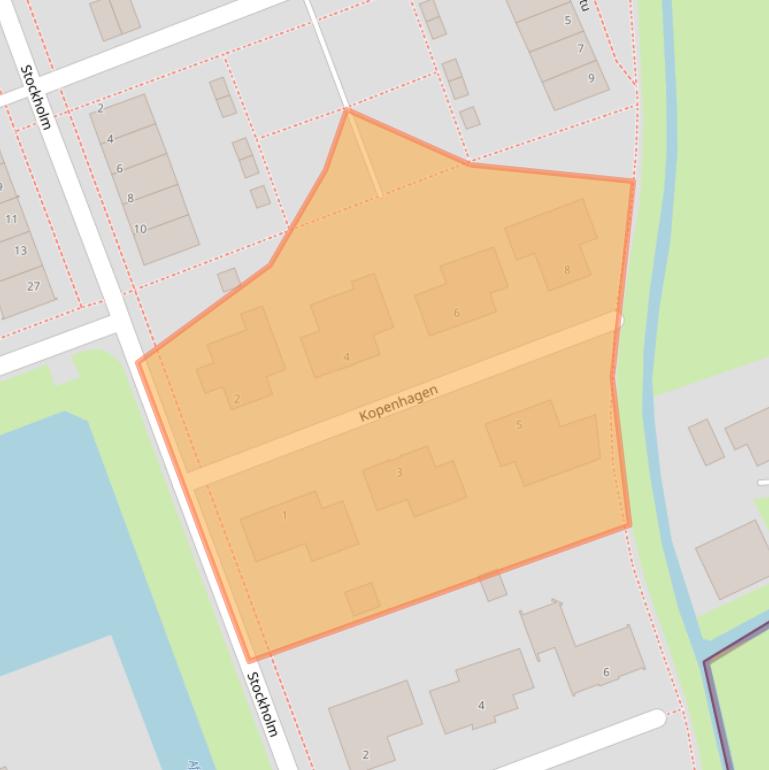 Kaart van postcodegebied 8052CL.