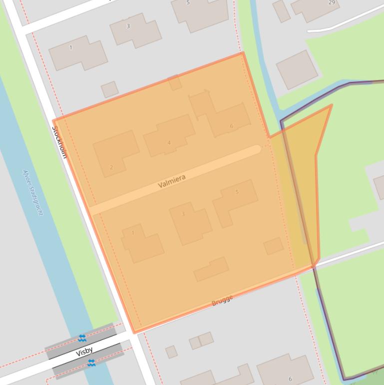 Kaart van postcodegebied 8052CM.