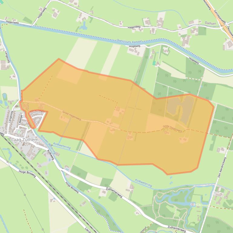 Kaart van postcodegebied 8055PM.