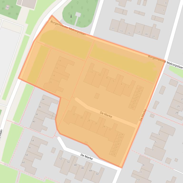 Kaart van postcodegebied 8061BB.