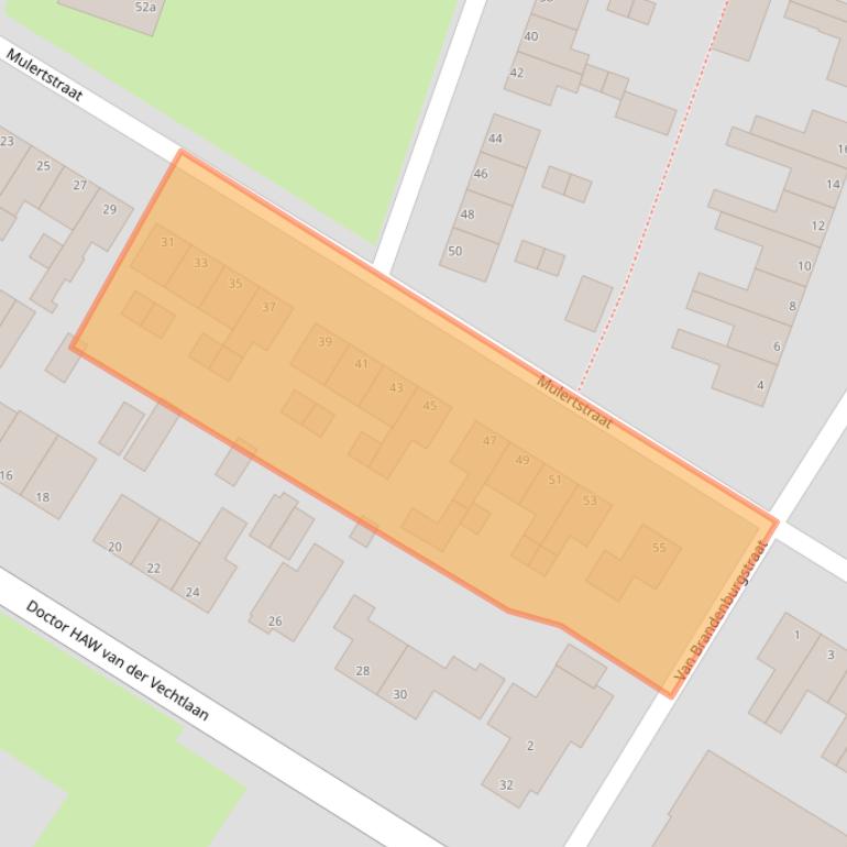 Kaart van postcodegebied 8061CD.