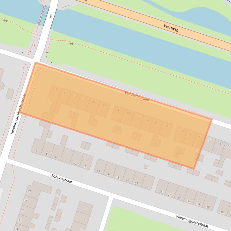 Kaart van postcodegebied 8061CK.