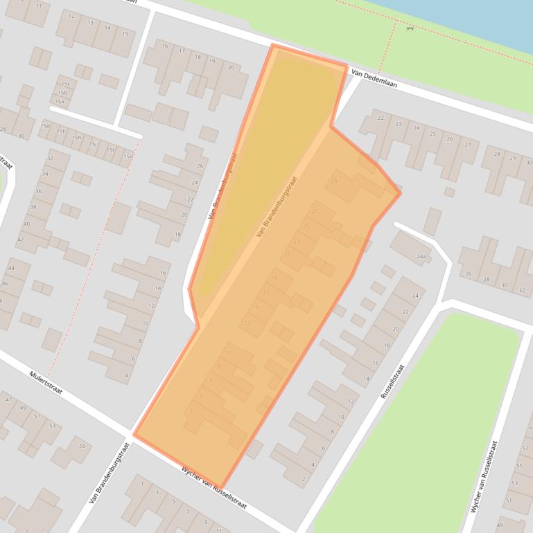 Kaart van postcodegebied 8061CM.